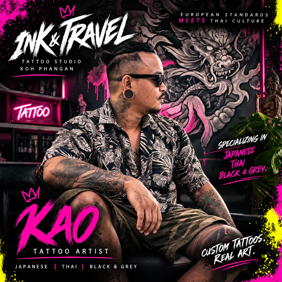 Kao, artista residente en Ink & Travel