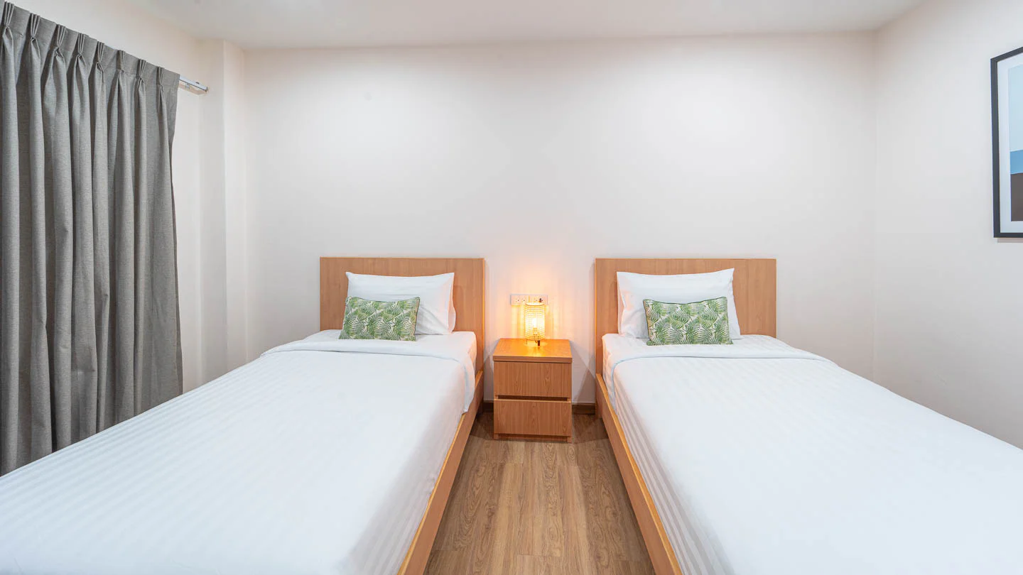 มุมมองกว้างของ Ventus Phangan Deluxe Room