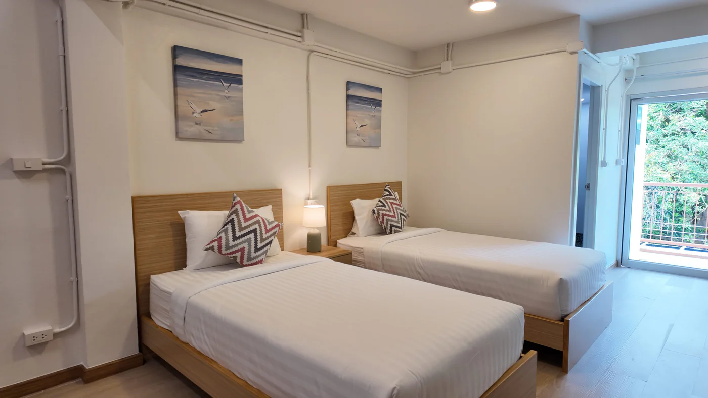 Duplex-Vierbettzimmer im Ventus Phangan